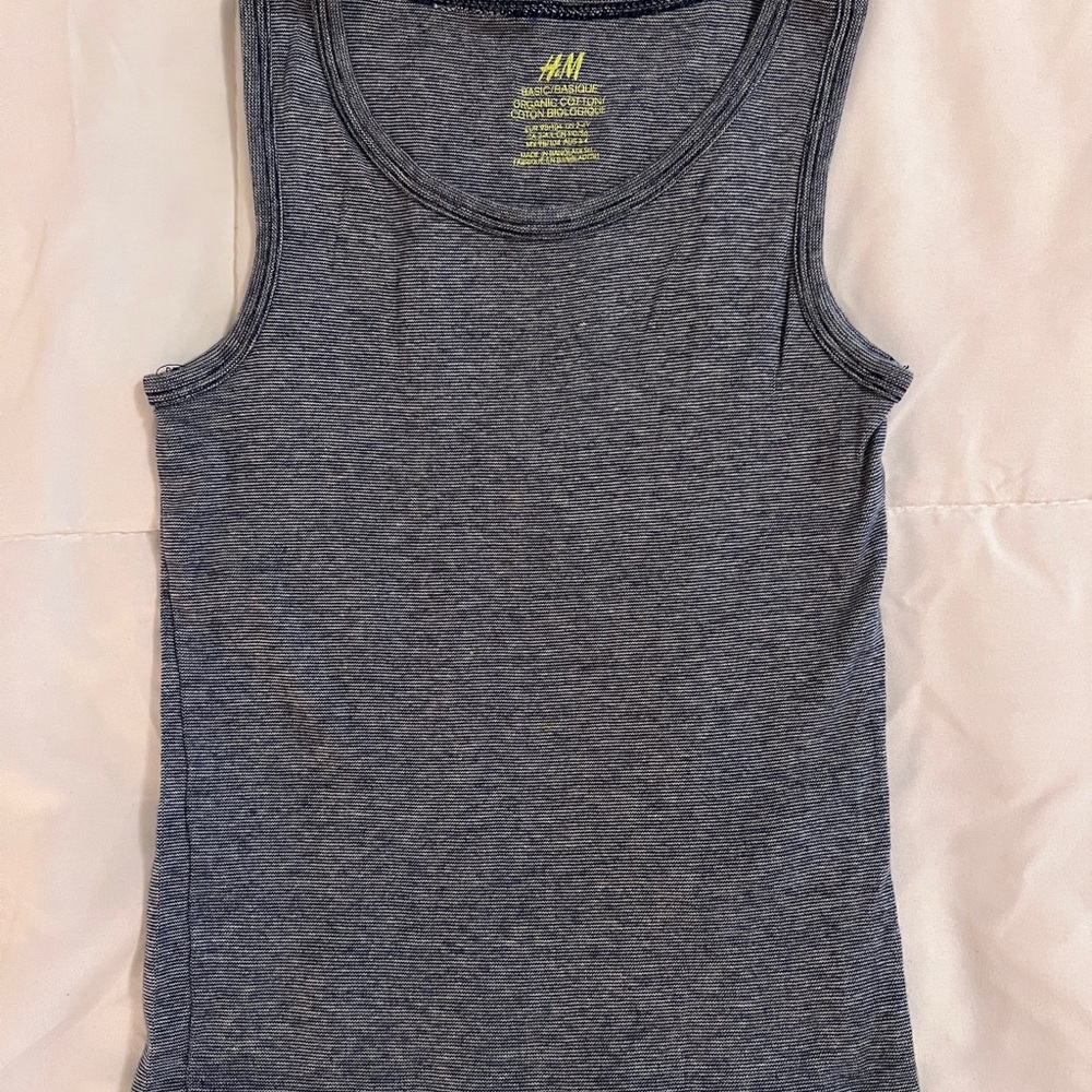 H&M Charcoal Sleeveless Top